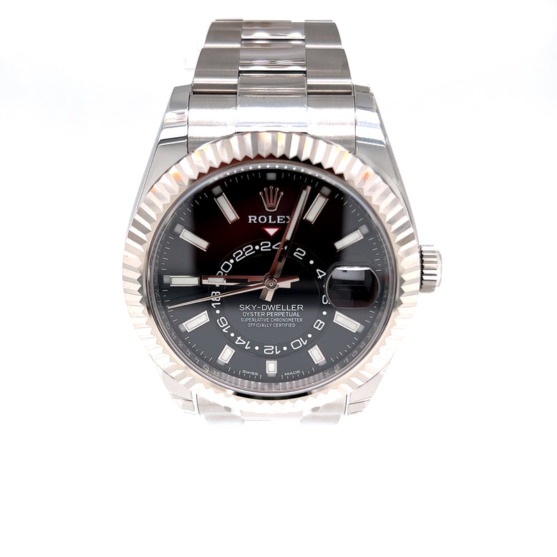 Rolex - Unworn Sky-Dweller Black Dial 326934