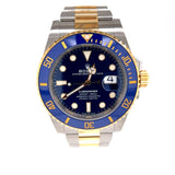 Rolex - Pre-owned Two Tone Yellow Gold Submariner Bluesy 126613LB