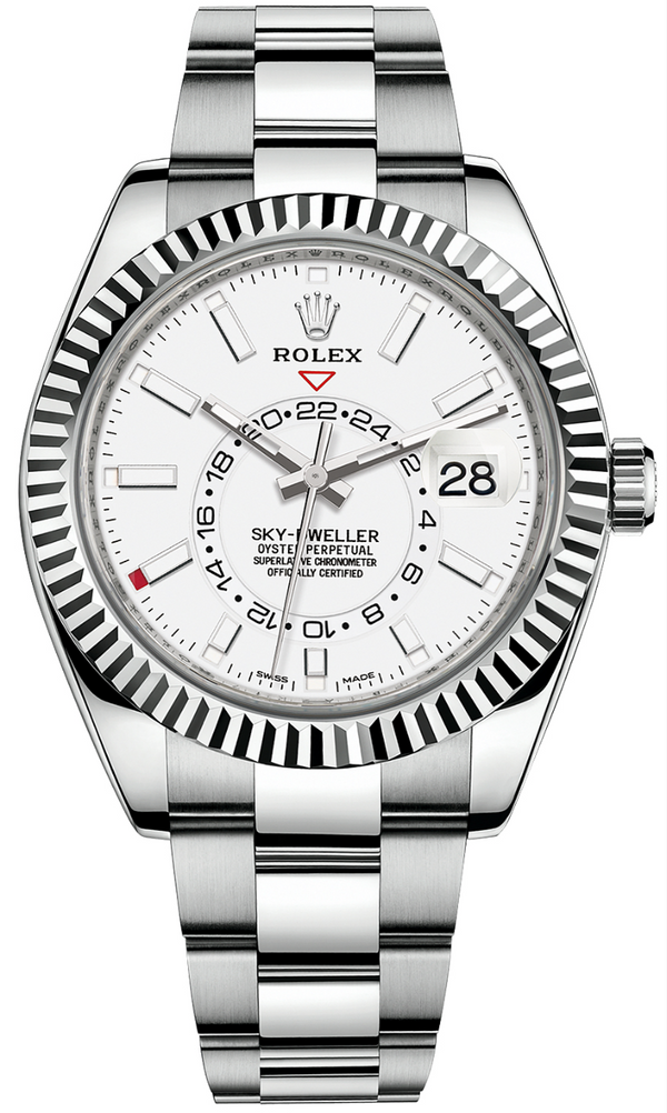 Rolex - Unworn Sky-Dweller White Dial Oyster Bracelet 326934