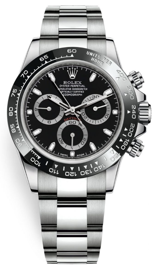 Rolex - Pre-owned Daytona Black Dial 116500LN